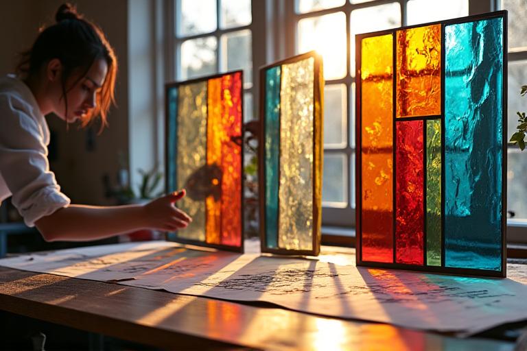 Moderne Glasarbeiten im LumenFleck Atelier